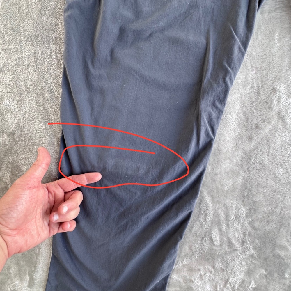 Duluth Trading Co Mens Gray Nylon Cargo Pants XL x 34 Elastic Waist Work Hiking - Picture 9 of 12